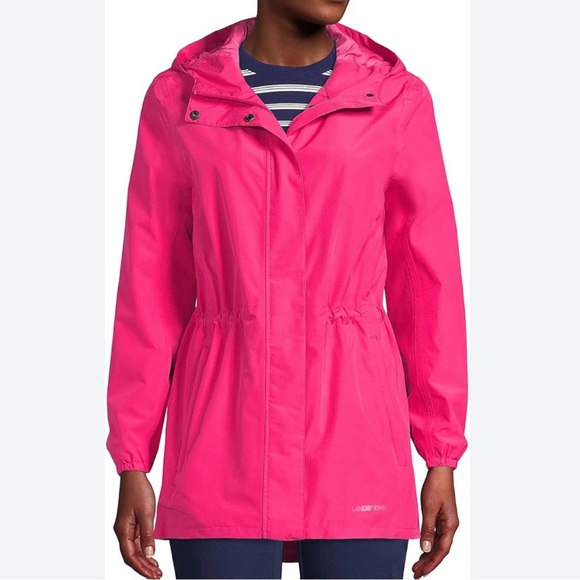 Lands' End Women's Vibrant Pink Ultralight Packable Utility Jacket - Size: 2X - Picture 1 of 9